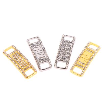 2Pcs/Pair Af1 Diamond Shoe Charms Laces Buckle Quality Metal Shoelaces Decorations Buckles Shoes Accessories
