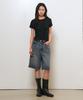GENERALIDEA Floral Sheer Short Sleeve T-Shirt [Black] / Gf2Lts508