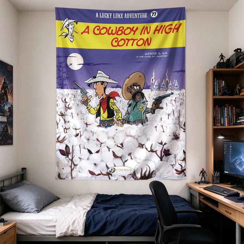 Lucky Luke Cowboy High Cotton Moon Field Comic Cover