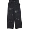 New MLB New York Yankees Megagram Jeans Women's Black 3FDPS0144-50BKS