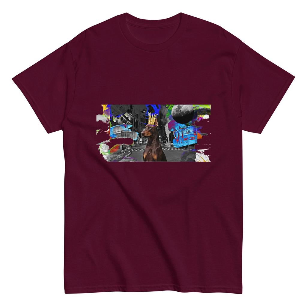 Dobermann King Graphic Art Adult T-Shirt (Unisex)
