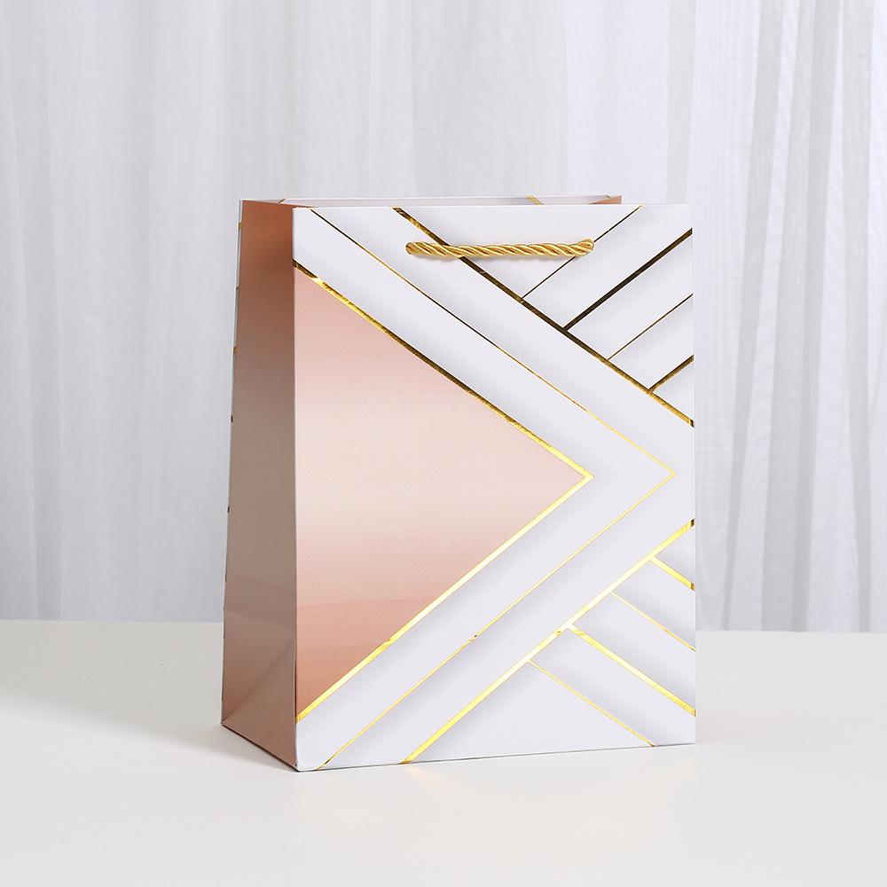6/12pcs Modern Geometric Gift Bags pack goodies candy for birthday wedding party supplies Reusable Paper