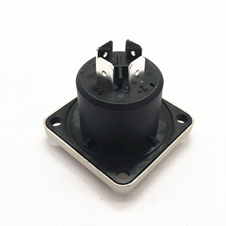 Metal Four-Core Audio Socket Amplifier Seat