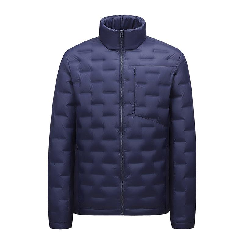 Light and thin down couple's outdoor sports to keep warm, light to carry, down jacket can be opened twice