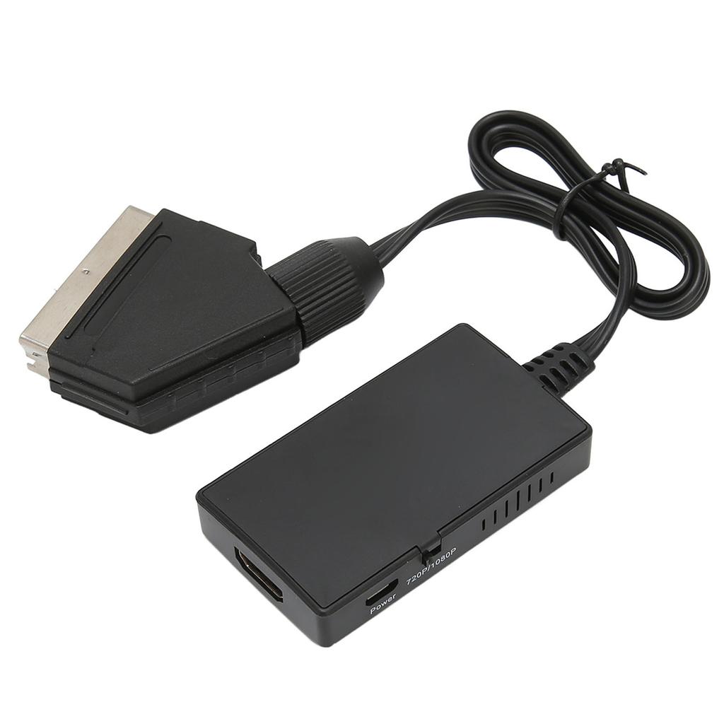 Scart zu HD Multimedia Interface Adapter Unterstützt 720P 1080P Umschaltung Full HD Videokonverter für D