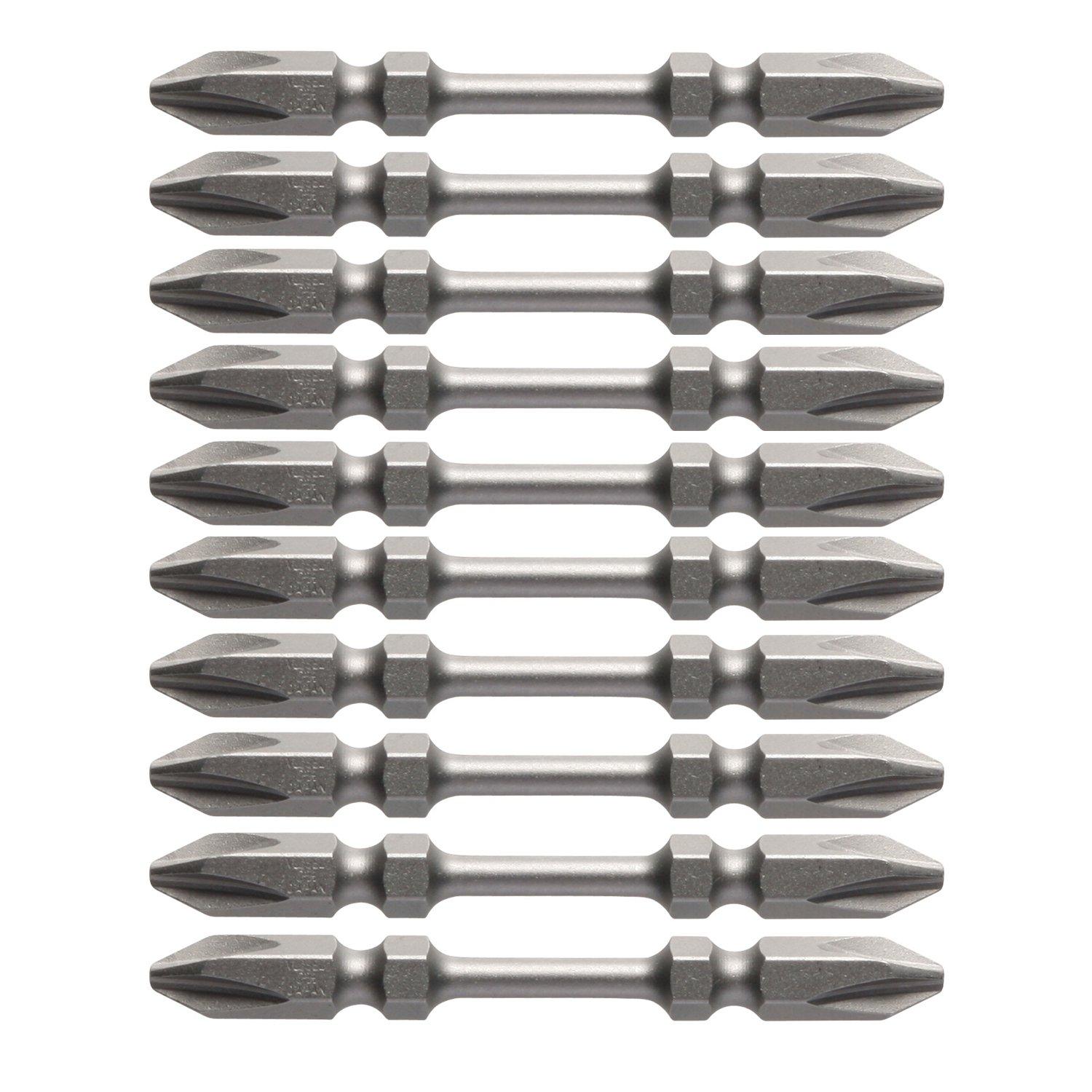 

VESSEL AT14 ZP Torsion 2 x x H Set Double-Ended Bits, 3.5 65mm, Hardness (High Hardness), 10-Piece