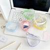 Bolsa Transparente para Exhibición de Figuras con Llavero Bolsas Portátiles Pequeñas para Guardar Muñecas Estuche Portátil con Llavero Regalo para Mujeres