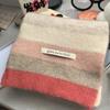 New Rainbow Scarf with Wool Women's Autumn and Winter Versatile Cute Girl Student Neck Scarf