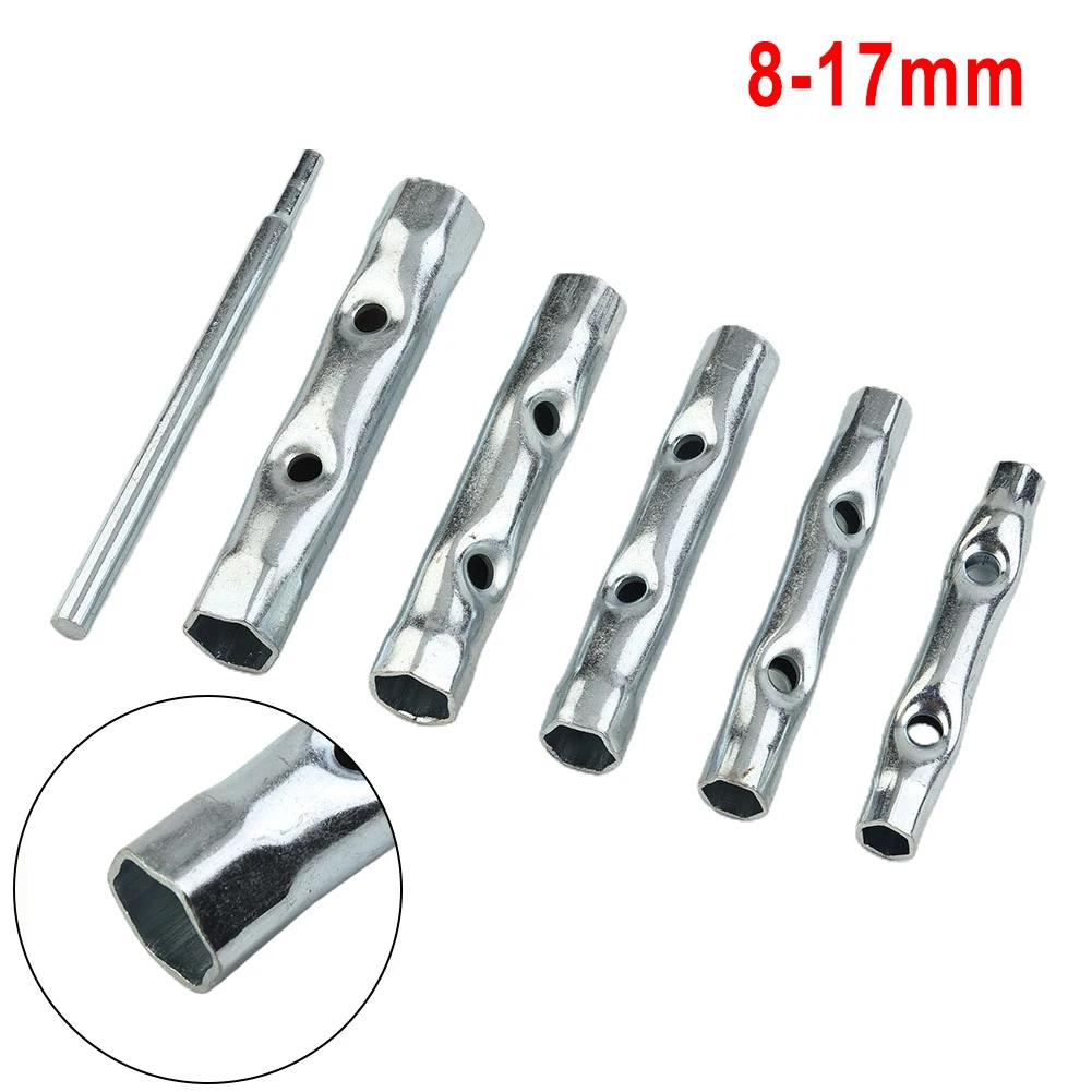 Wrench Box Wrench Box Wrench Wrench Set 6PCS 8-17mm Filters High Quality Metric Tubular Box Set Tools Box Wrench