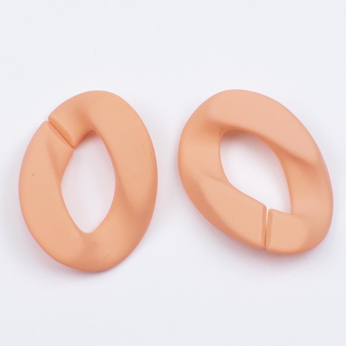 

Acrylic Plastic Macaron Chain with Snap Buckle and Jump Ring for DIY Jewelry and Handbag Accessories 2255 Lacquer Finish