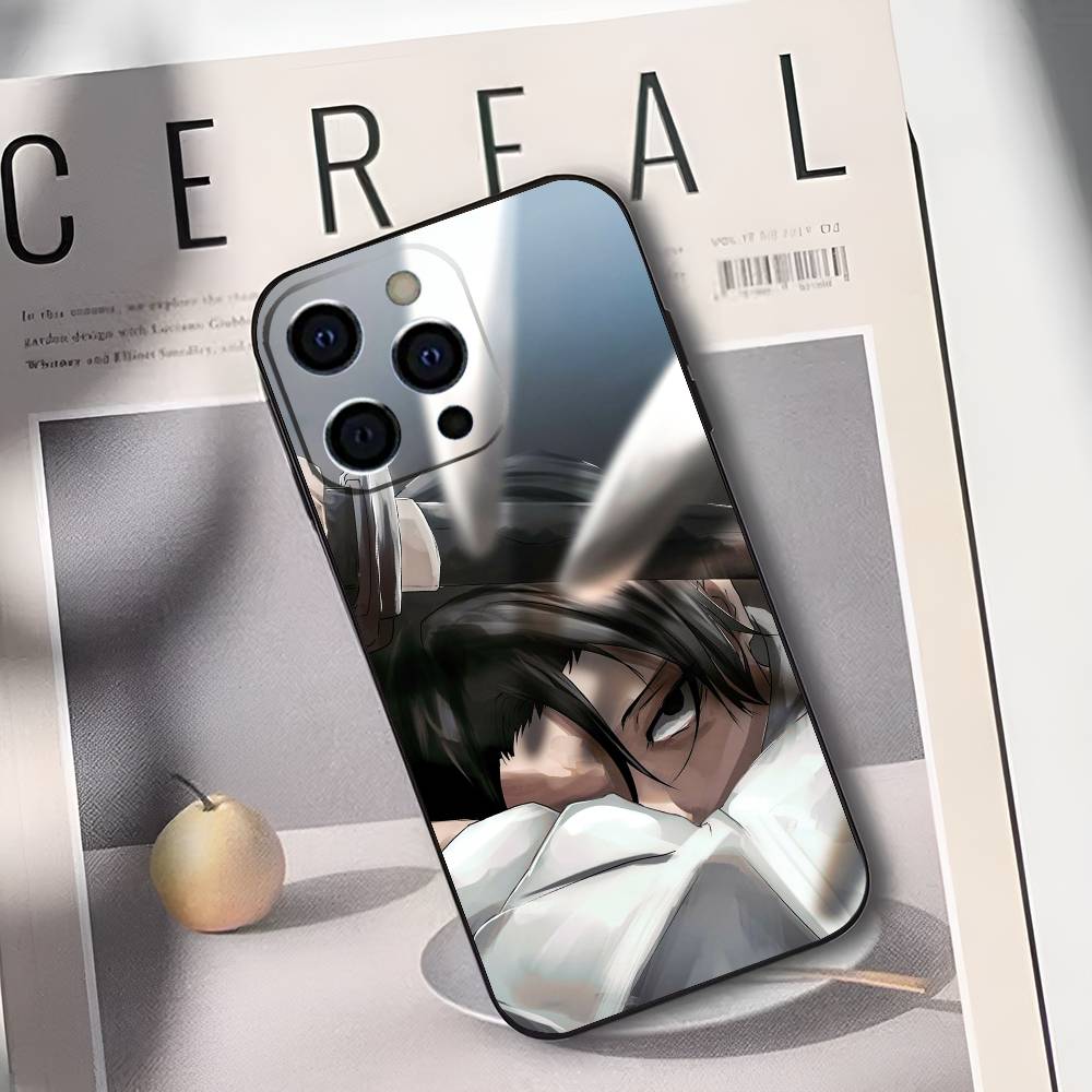 O-Okkotsu Yuta J-Jujutsu K-Kaisen Phone Case For iPhone 17,16,15,14,13,12,11 Plus,Pro Max,XS,Soft Black Cover