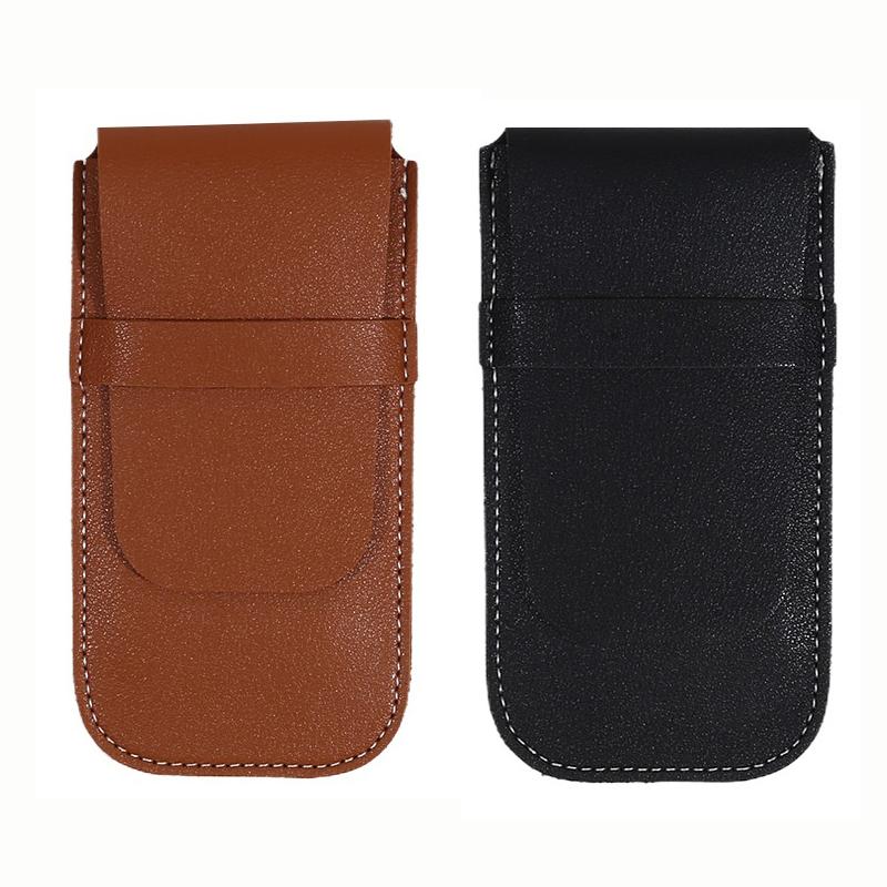 1/2Pcs PU Watch Organizer Bag Dust Watch Bag Simple Flip Cover Thickened Leather Anti-scratch Watch Placement Bag NEW