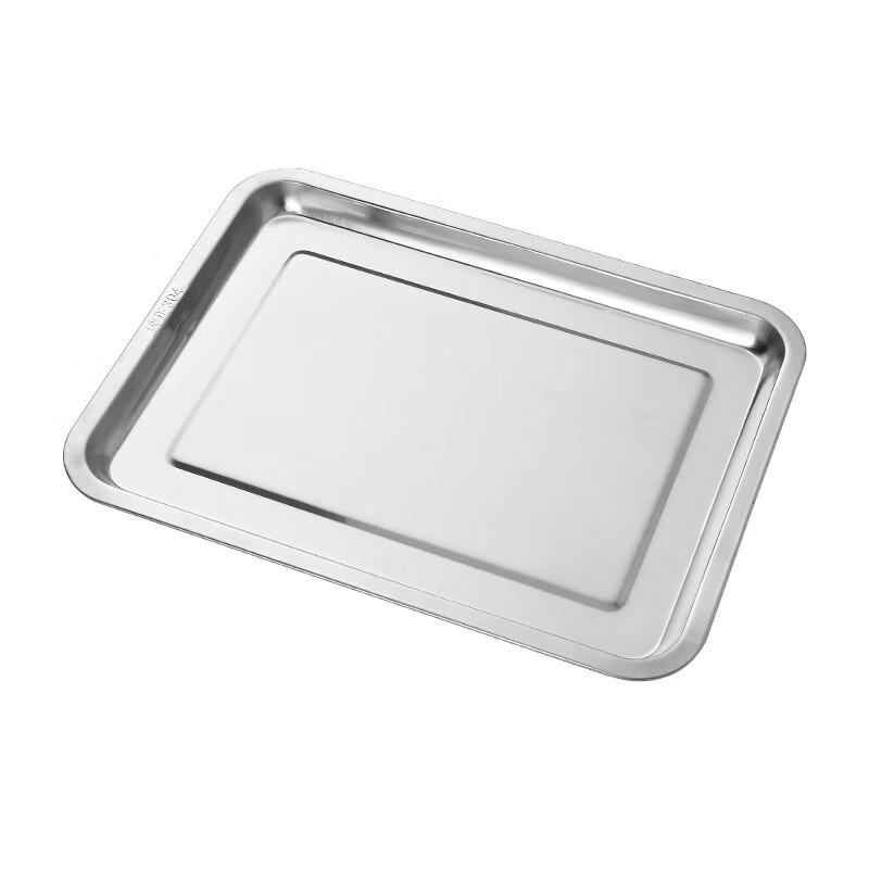 

304 Stainless Steel Rectangular Deep Tray 32×22×2cm