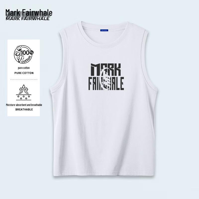 Mark Fairwhale Men's Summer Breathable Cotton Sports Vest
