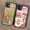 Animated Strawberrys Shortcake Phone Case For IPhone 11 12 13 14 15 16 Pro Plus X XS MAX Matte Bumper Shockproof Cover