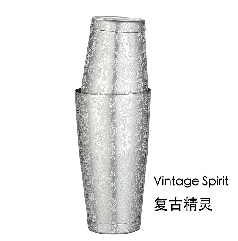 Bar Cocktail Shaker Boston Shaker: 2-piece Set: 18oz Weighted & 25oz Weighted Professional Bartender Cocktail Shaker-