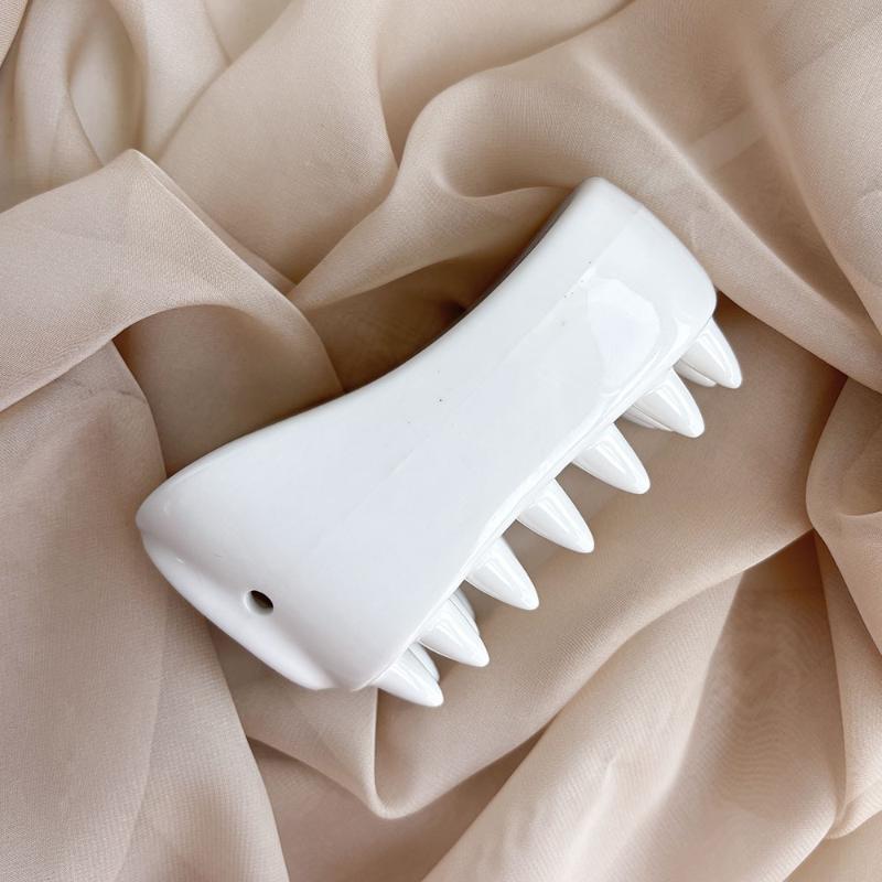 Ceramic Gua Sha Scraper Board Facial Spa Massager Slimmer Skin Tightening Face Lift Body Massage Tool