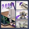 240W Fast Charge Cable 4-in-1 USB Type C Silicone For iPhone Samsung Huawei Xiao Mi Type-C To USB A High Speed