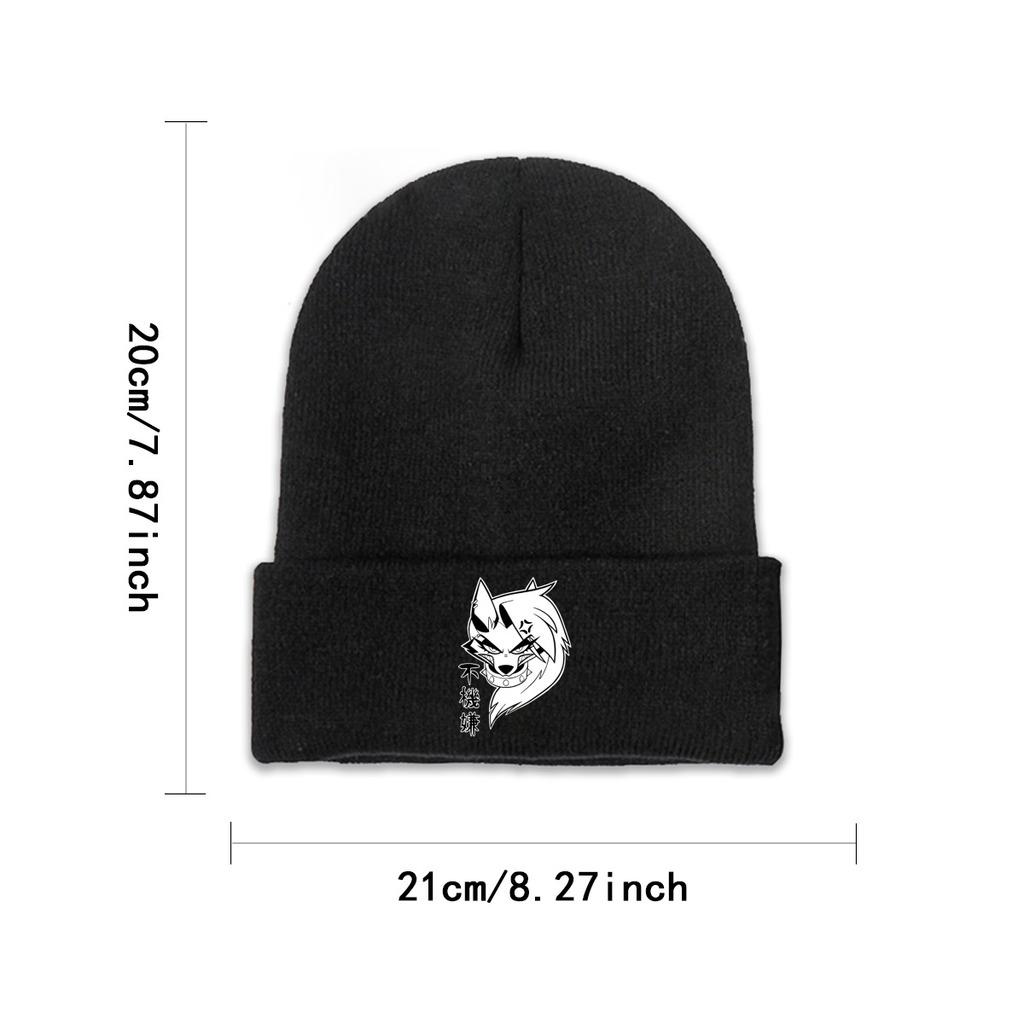 Helluva bossLoona Octavia Comedy Knitted Hat for Women Unisex Beanies Winter Hats Manga Cute Hip Hop Caps