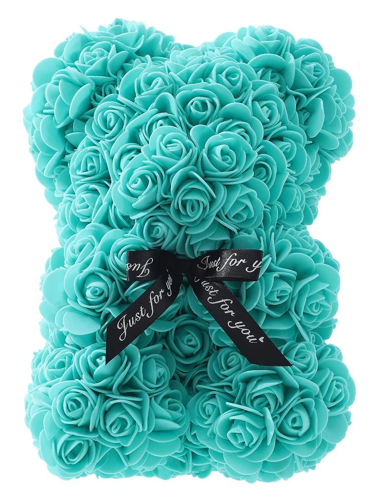 1pc 25m Artificial Flower Eternal Rose Teddy Bear for Mom Mother's Day Birthday Valentine's Day Anniversary Gifts & Decorations