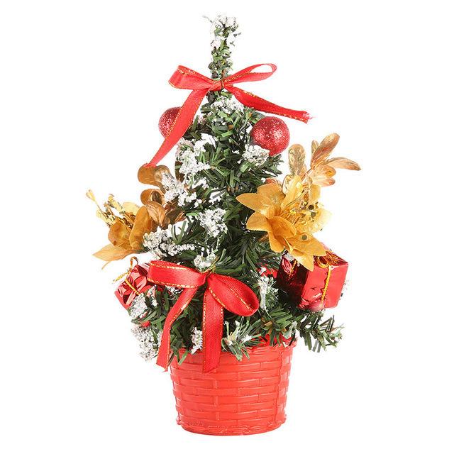 20CM Artificial Christmas Tree Ornaments - Family Gifts & Desktop Decorations
