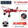 MF X7 RC Airplane EPP 510mm Wingspan 2.4G Remote Control Glider Brushless Motor Fixed Model Plane with Gyroscope Toys for Adults