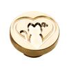 Wax Seal Stamp Head for Cards Envelopes Invitations Gift Packaging- Brass Head Gift Wrapping, Post Card Letter