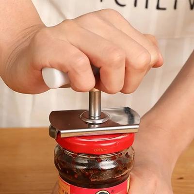 1/2 Pcs Home Stainless Steel Quick Bottle Opener Adjustable Can Opener Glasses Jar Lid Opener Kitchen Gadgets