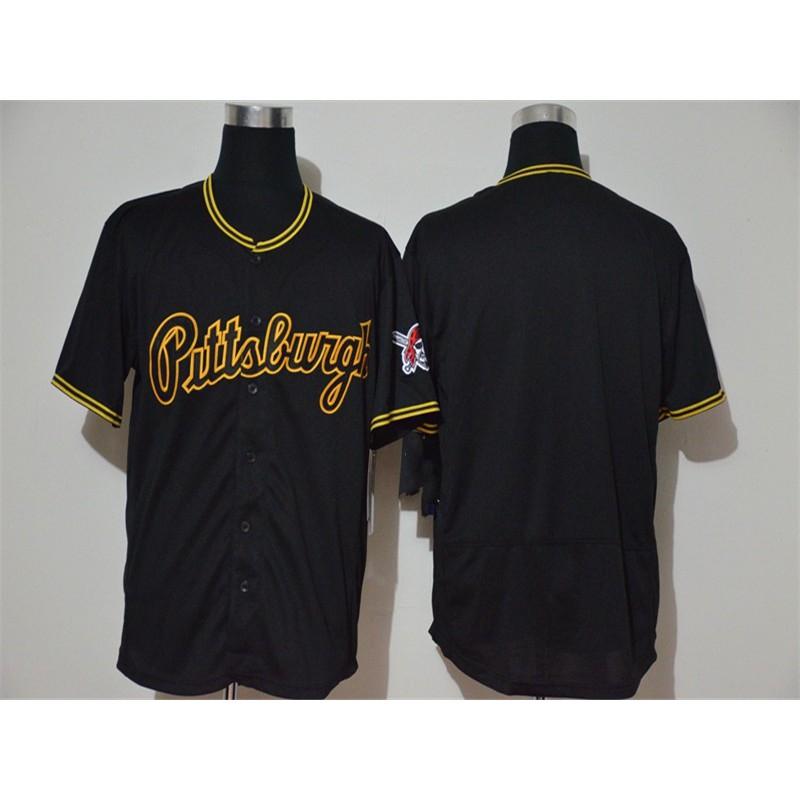 Pittsburgh Pirates Baseball Jersey Unisex Embroidered Sport Shirt Fans Running Gym Casual Wear
