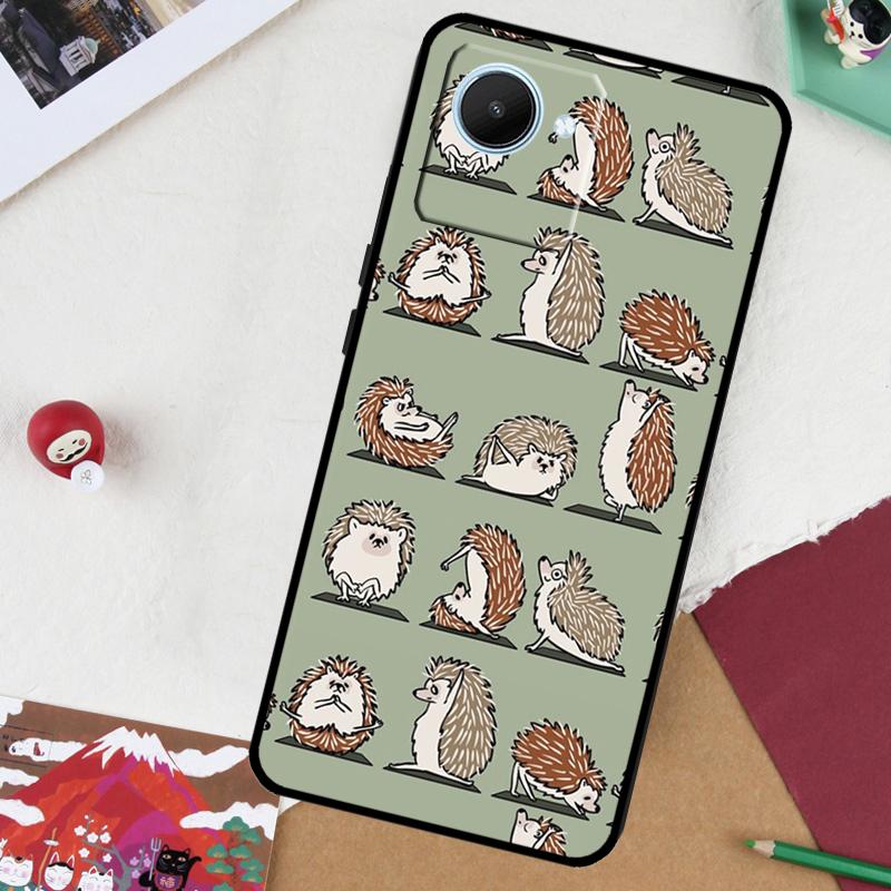 Hedgehog For Realme GT 7 Pro GT 6 5 6T 10 11 12 13 14 Pro Plus C61 C53 C51 C21Y C25S C75 C55 C67 Case