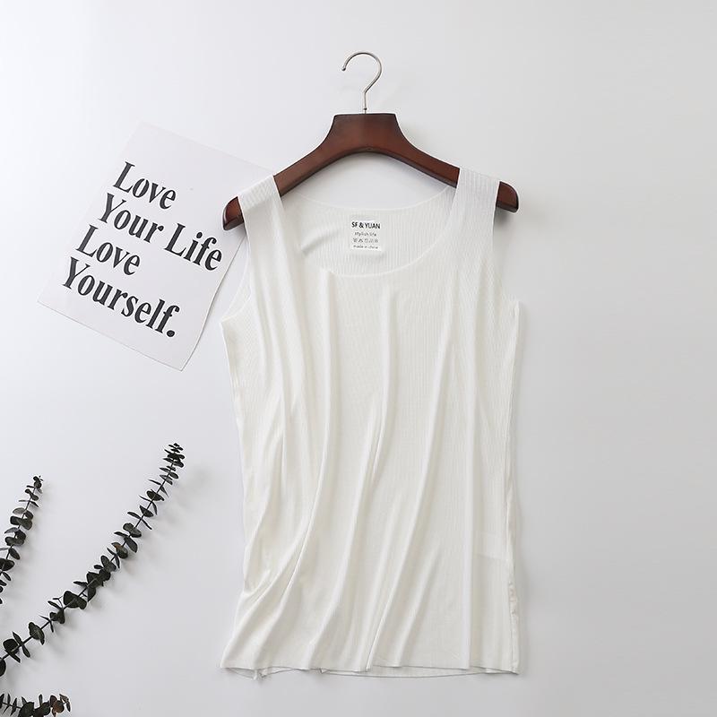 Dámské letní modální tílko - Prodyšné, savé, jednobarevné tílko