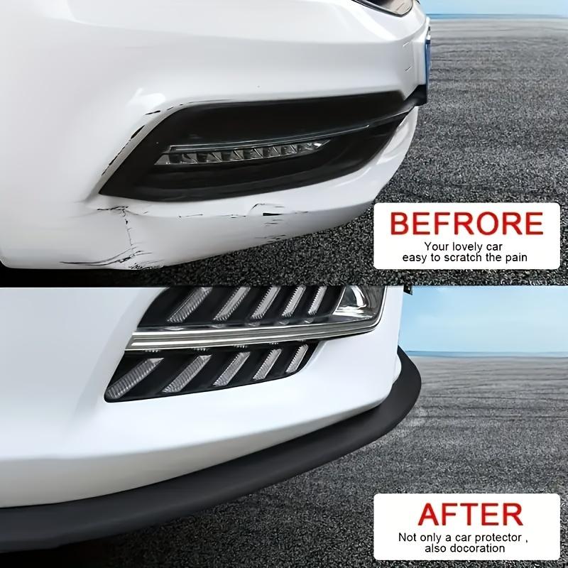 Universal Car Lip Skirt Protector 6 Cm Width Rubber Strip 250 Cm Car Front Bumper Lip Exterior Mouldings