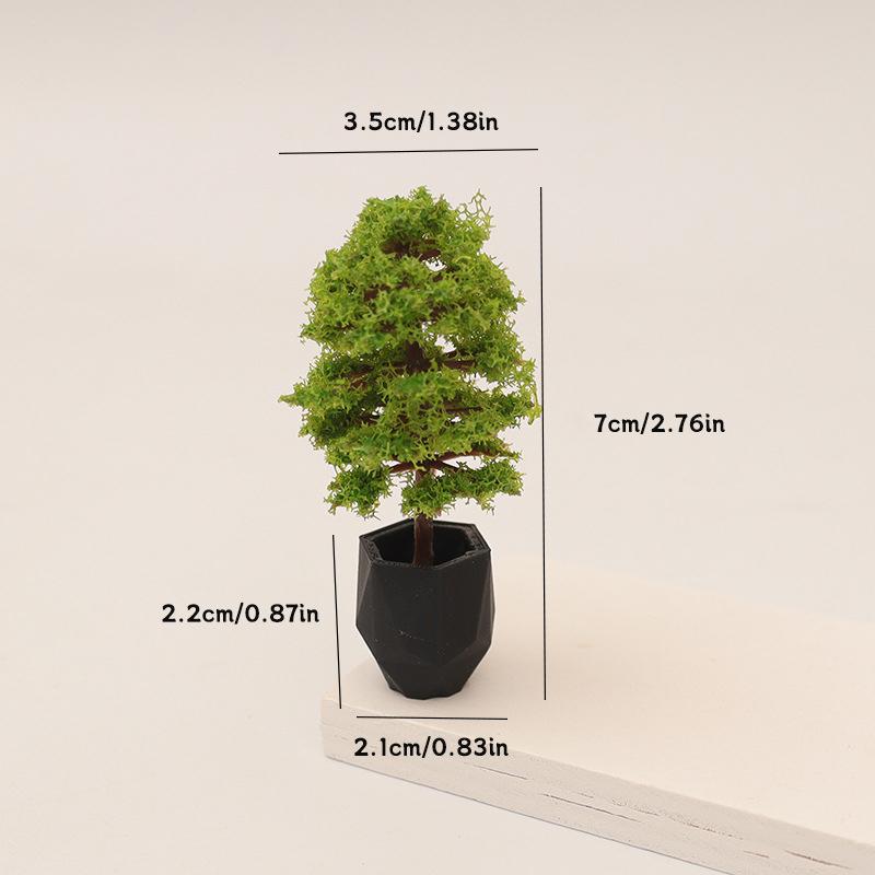 

1/12 Dollhouse Simulation Plant Potted Model Dollhouse Mini Home Decoration Dolls House Micro Garden Landscape Ornaments A1