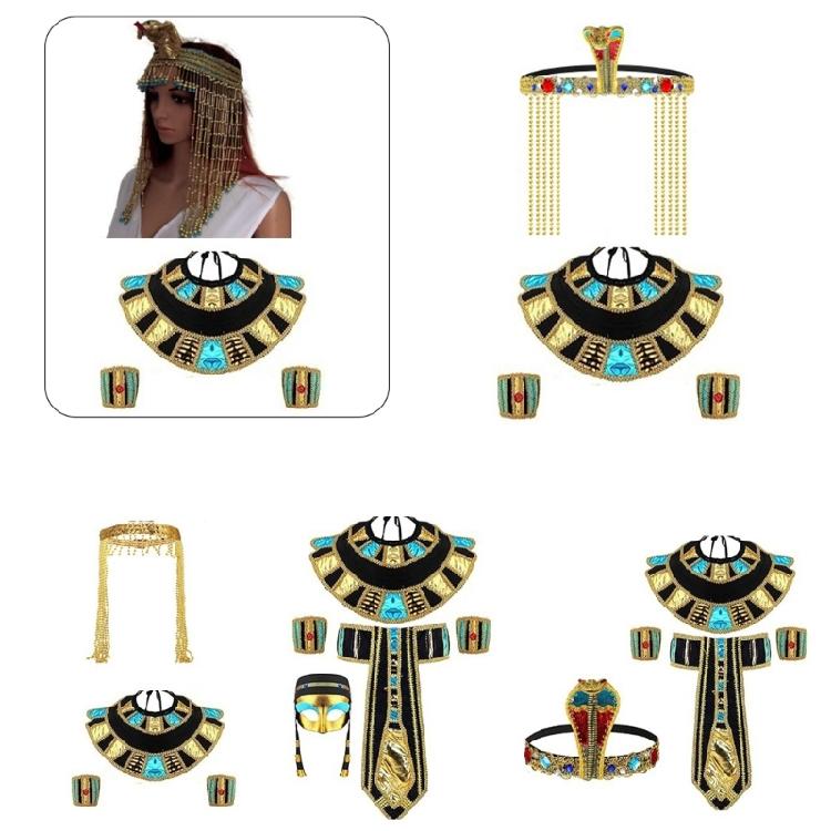 Queen Costume Hairband Cosplay Queen of Egypt for Halloween Cosplay