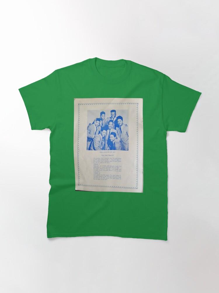 T-Shirt The Four Tops Clouds Of Joy Misto Cotone Nero Gospel