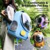 Portable Breathable Cat Backpack, Scratch Resistant Oxford Cloth Pet Bag, Foldable Outdoor Travel Pet Carrier