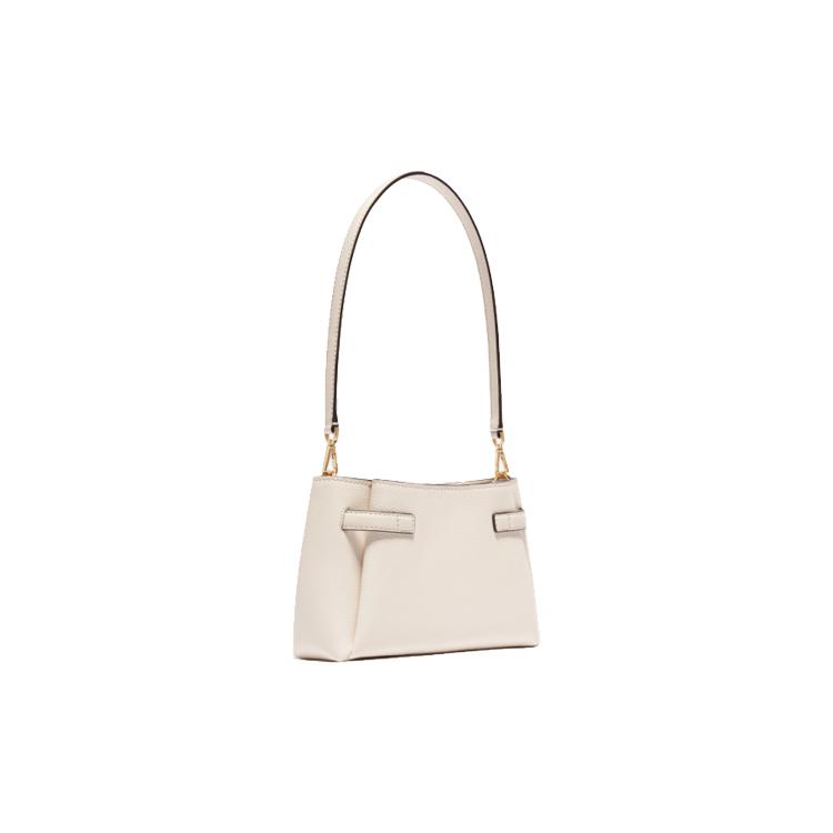 New MICHAEL KORS Leather Shoulder Bag, Baguette Bag, Shoulder Bag Women's Milk White 32F2GAQC1L-289