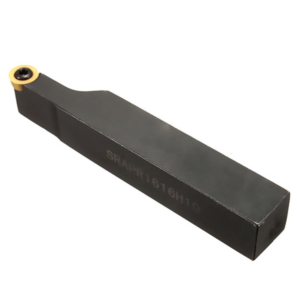 SRAPR1616H10 Face Milling Lathe Tool Holder + 10Pcs RPMT10T3MO Carbide Inserts