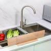 Skalierbarer Küchenspüle Spritzschutz Waschbecken Spritzschutz Stöpsel Wasserdichter Spritzschutz Sieb Bar Anti-Wasser-Platte