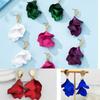 Bohemian Colorful Flower Earrings for Women  Petal Pendant Earrings Party Drop Earrrings Jewelry Y2k Accessories Bijoux