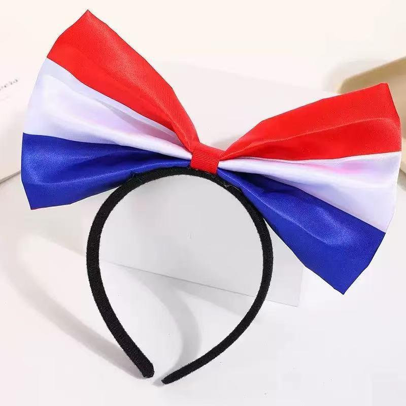 Stoff Nationalflagge Stirnband für Kinder Amerikanischer Unabhängigkeitstag Haarschmuck für Nationalfeiertag