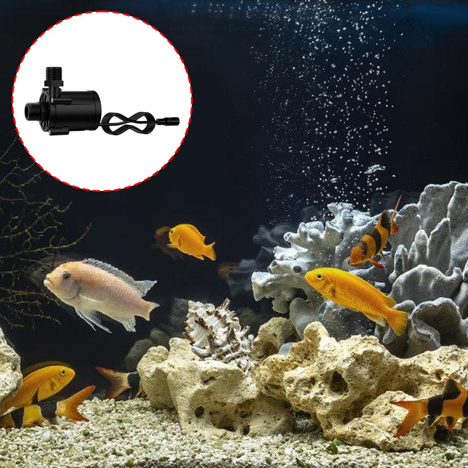Brushless Booster Pump For Fish Pond Aquarium Water Circulation With MultiVoltage Motor Low Noise Design 5V/12V/24V