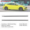 Artudatech 2PCS Belt Molding 72410-TBG-A01 72450-TBG-A01 For Honda Civic 2016- Car Accessories 2017 2018