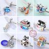 New 925 Silver Charms Beads Fit Original Bracelet Necklace Charm DIY Jewelry For Women Gift