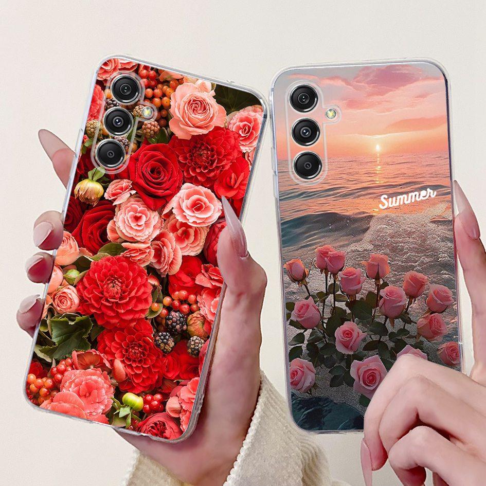 For Samsung Galaxy M34 M54 5G Case Luxury Painted Soft Slim Silicone TPU Back Cover on Samsung M14 SM-M145F M 14 GalaxyM14 Funda