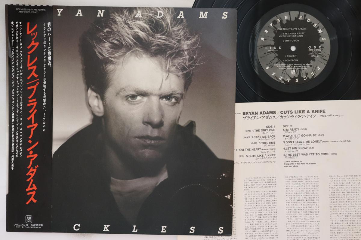

LP Record BRYAN ADAMS - Cuts Like A Knife AMP28069 A&M 1983 Japan Obi Rock Used