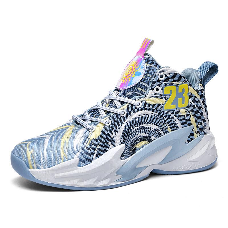 

Мужские баскетбольные кроссовки, уличная спортивная обувь, мужские модные кроссовки, износостойкие баскетбольные туфли на резиновой подошве 35