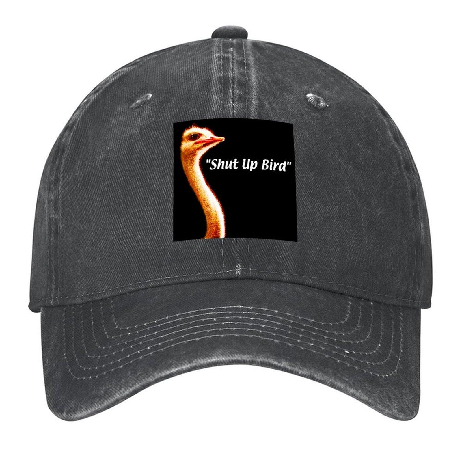 2026 Shut Up Bird. Baseball Cap Unique Hats Icon Party Hat Snapback Cap Women s Hats 2025 Men s
