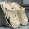 Men's Hole Shoes Summer Breathable Bag Head Slippers Outer Wear Platform Comfortable Casual Shoes EVA Men's Sandals