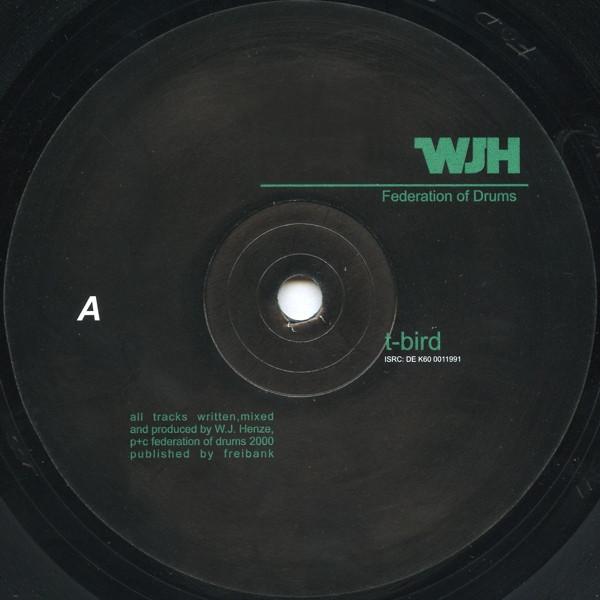 

12inch Record WJH - T-bird FOD9 FEDERATION OF D 2000 Germany Dance & Electronica Used